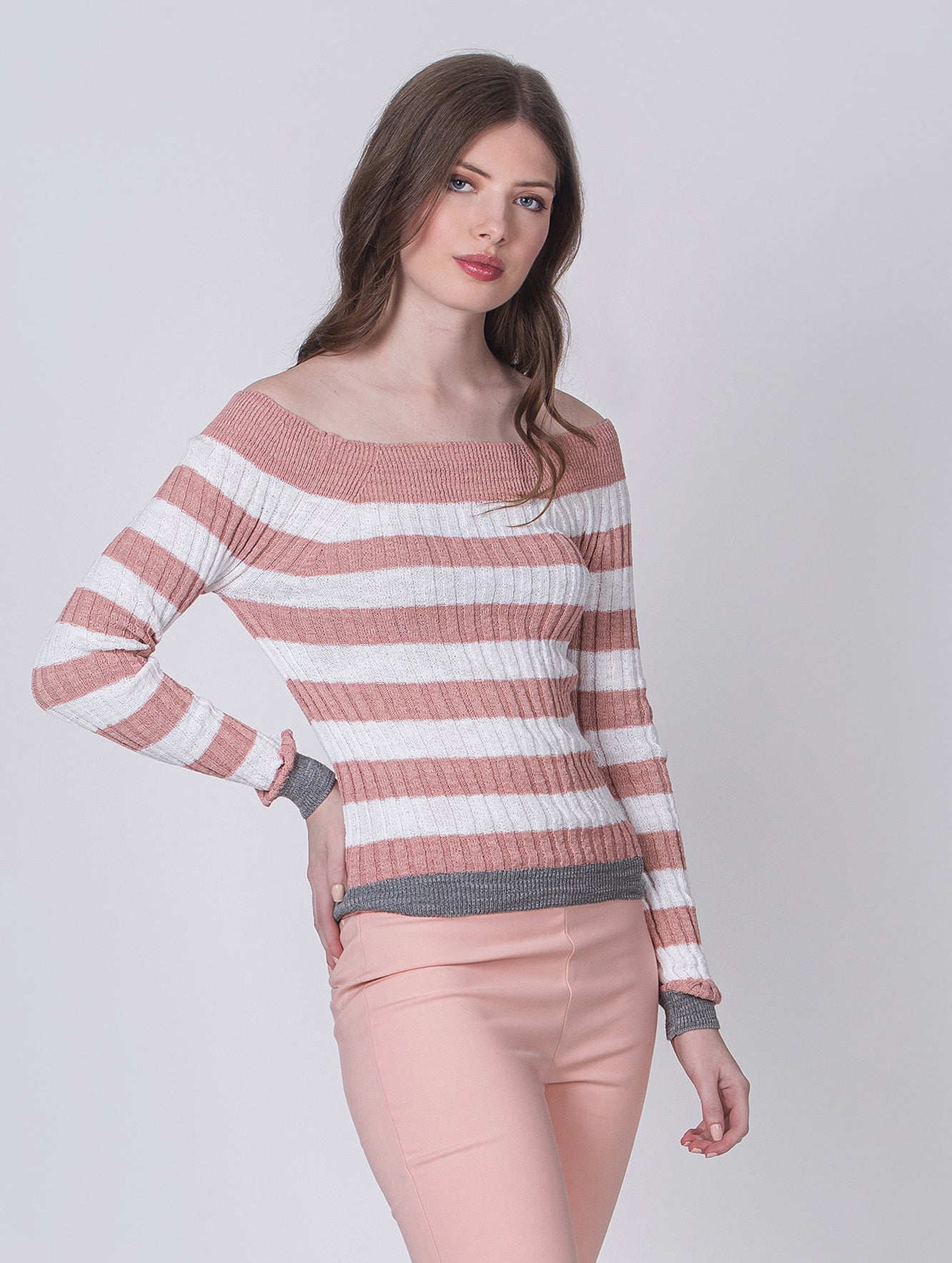 BLUSA URBANITY DE FINA ESPESSURA CANELADA 8684