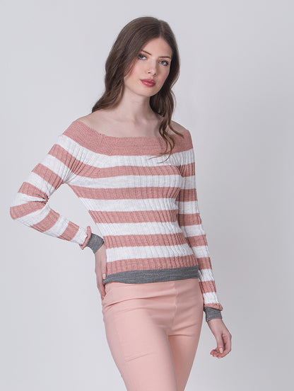 BLUSA URBANITY DE FINA ESPESSURA CANELADA 8684