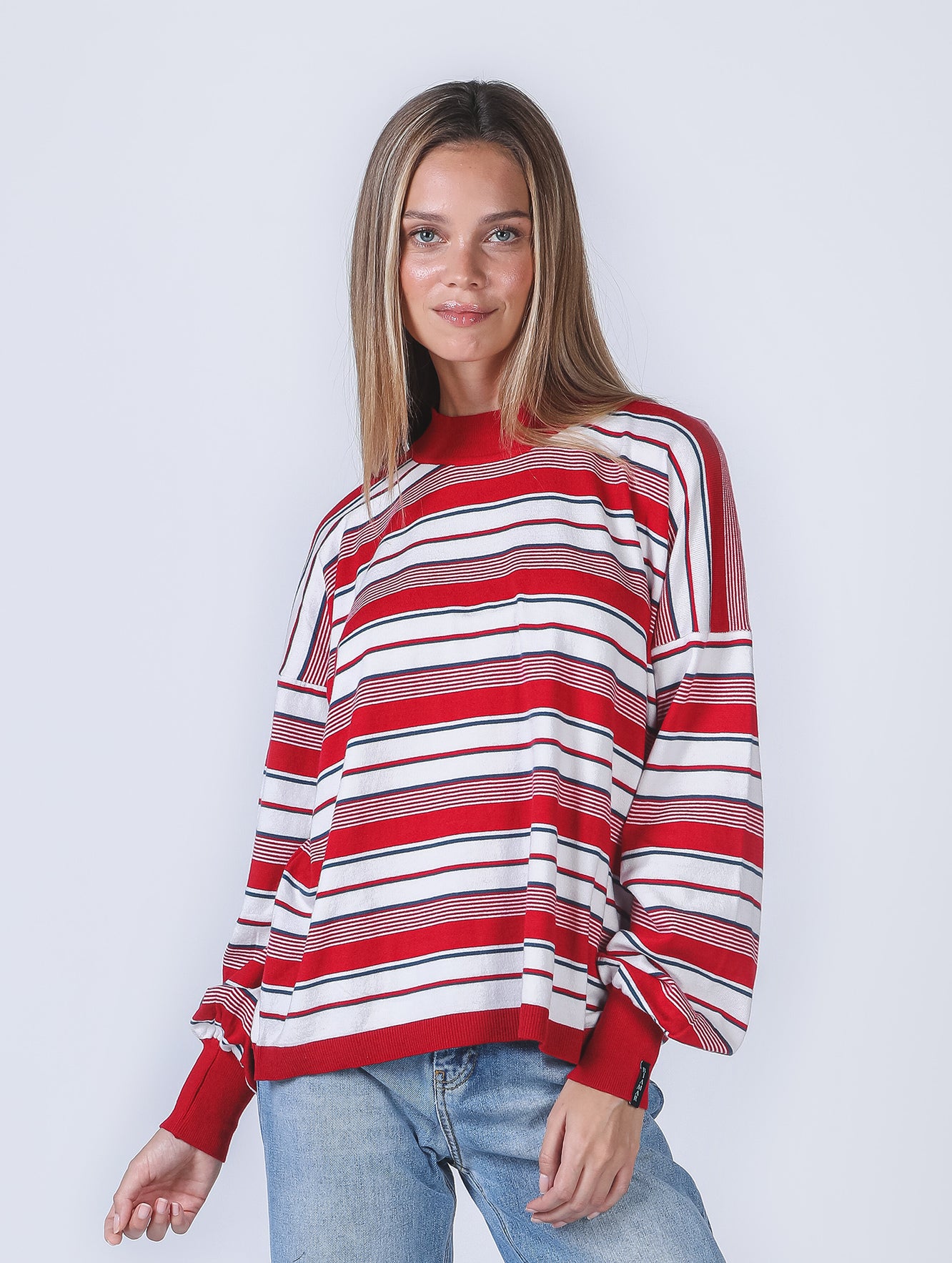 BLUSA URBANITY OVERSIZED E MULLET LISTRADA 9152