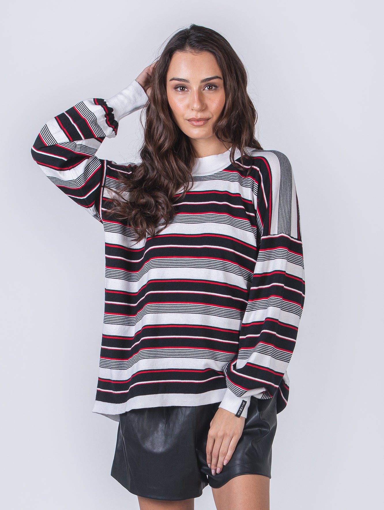 BLUSA URBANITY OVERSIZED E MULLET LISTRADA 9152