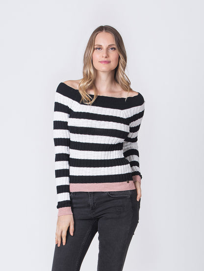 BLUSA URBANITY DE FINA ESPESSURA CANELADA 8684