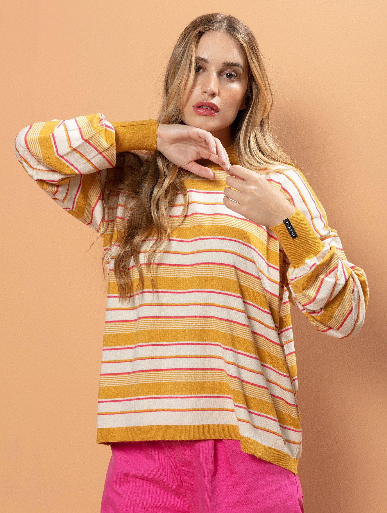 BLUSA URBANITY OVERSIZED E MULLET LISTRADA 9152